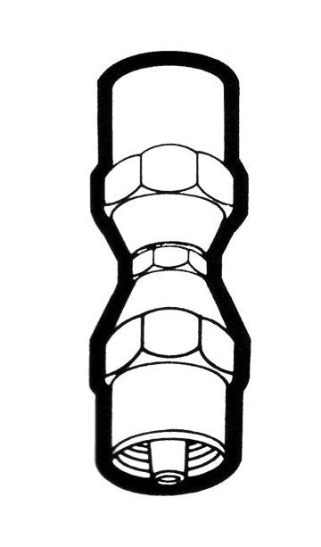 Reusable Air Line Hose Coupling - 1/4" Hose Splicer - Image 1