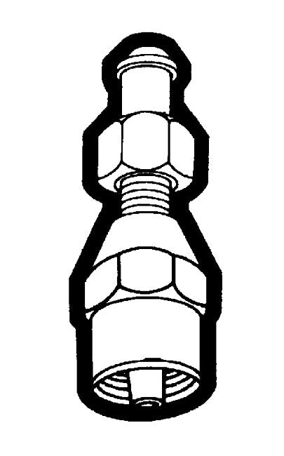 Reusable Air Line Coupling - 1/4" Hose to Female Swivel Pipe Straight End - Image 1