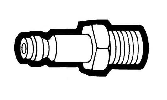 3/8" Female Pipe Thread Steel Coupler Pin - Hansen, Foster, ARO Hi-Lo & Milton Interchange - Image 1