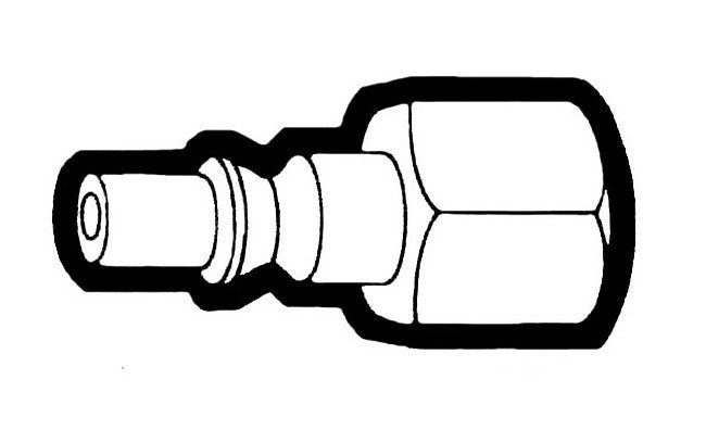1/4" Female Steel Coupler Pin for ARO Speed Series - Image 1
