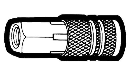 Steel Coupler Body 3/8" Female Pipe Thread Size - Image 1