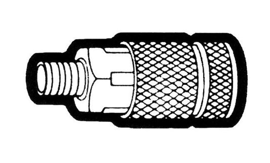 1/4" Steel Coupler Body for Tru-Flate Quick Disconnects - Image 1