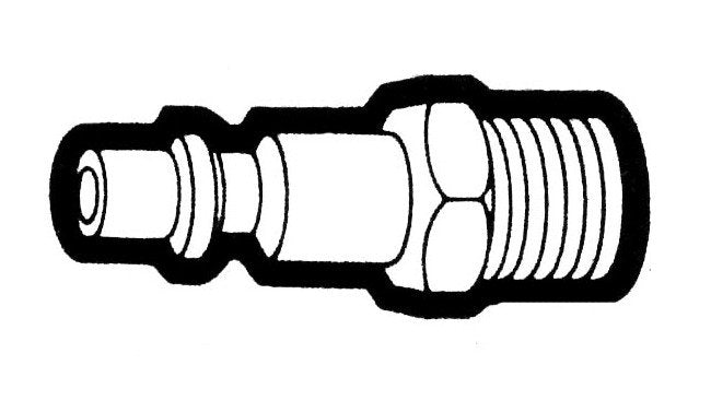 1/4" Steel Coupler Pin with Female Pipe Thread - Image 1