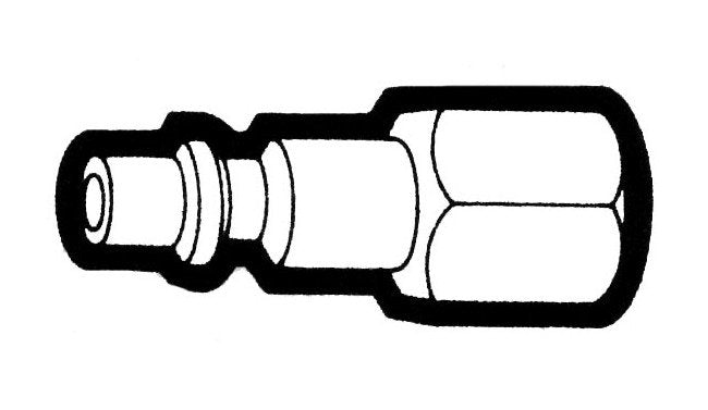 1/4" Steel Coupler Pin with Female Pipe Thread - Image 1