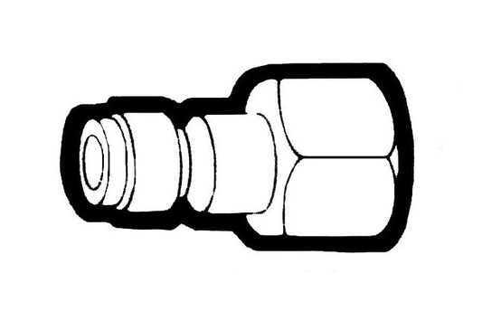 1/4" Female Pipe Thread Steel Coupler Pin for Air Line Systems - Image 1