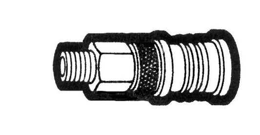 1/4" Female Solid Brass Coupler Body - Industrial Quick Disconnect Interchange - Image 1