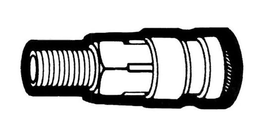 Solid Brass Coupler Body - 1/4" NPT Female Thread - Image 1