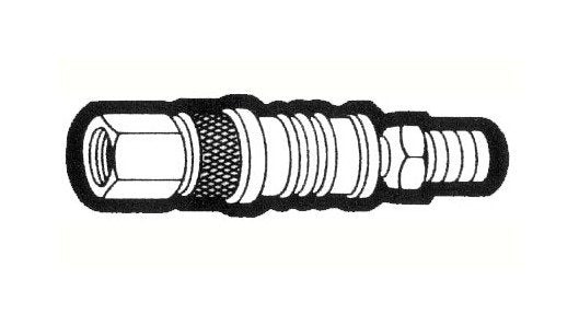 1/4" Brass Coupler Set with Steel Pin - Industrial Quick Disconnect Interchange - Image 1