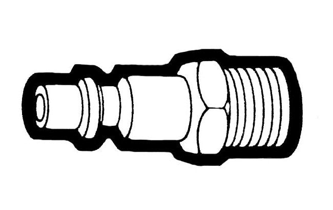 1/4 Steel Coupler Pin with Female Pipe Thread for ARO Speed Series Interchange - Image 1