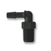 AL-R Series 3/4in MNPT & Barb Glass-Filled Black Nylon Elbow Fitting
