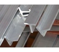 6061 Aluminum Tee, Straight SC 2.000" x 6.000" x 0.250"