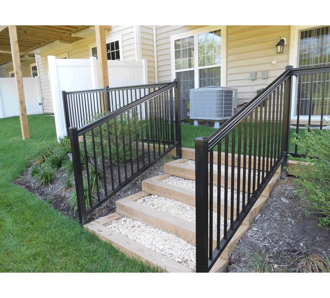 Durable Aluminum Handrails - Long®Fence - Image 1