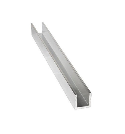 2 Inch (in) Dimension X, 2 Inch (in) Dimension Y, and 0.25 Inch (in) Dimension T Aluminum Channel with Sharp Corner - Image 1