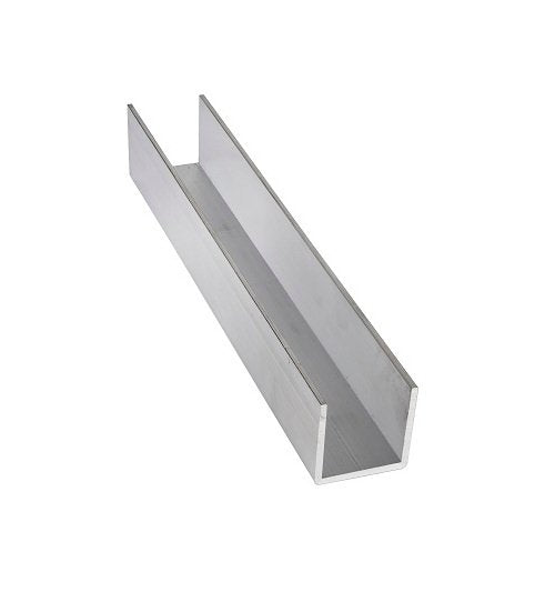 2.25 Inch (in) Dimension X and 0.094 Inch (in) Dimension R Aluminum Channel with Rounded Corner - Image 1