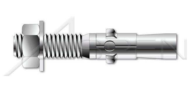 AISI 304 Stainless Steel (18-8) Wedge Anchor - Image 1