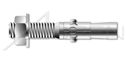 AISI 304 Stainless Steel (18-8) Wedge Anchor - Image 1