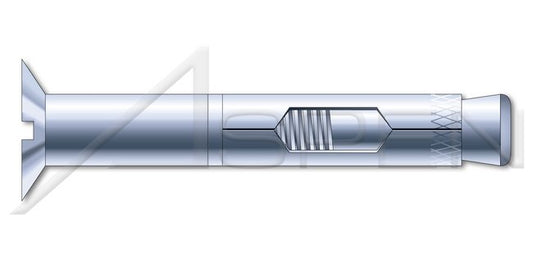 Steel Zinc Plated Threshold Flat Head Sleeve Anchor - Image 1