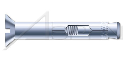 Steel Zinc Plated Flat Countersunk Head Sleeve Anchor - Image 1