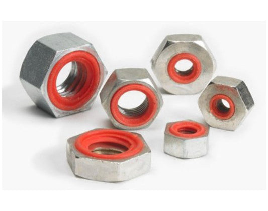 APM Hexseal® Seelnut® 35/64 Inch (in) Maximum Head Height (D) Standard High-Pressure Self-Sealing Machine Nut - Image 1