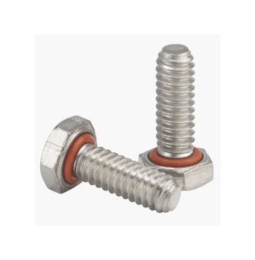 APM Hexseal® Standard Seelbolt® 0.440 Inch (in) Distance between Flats (C) High-Pressure Self-Sealing Hex Bolt - Image 1