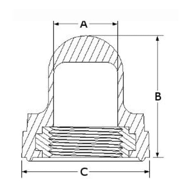 APM Hexseal® C1221/27 Standard Threaded Pushbutton Boot with Round Insert - Image 2