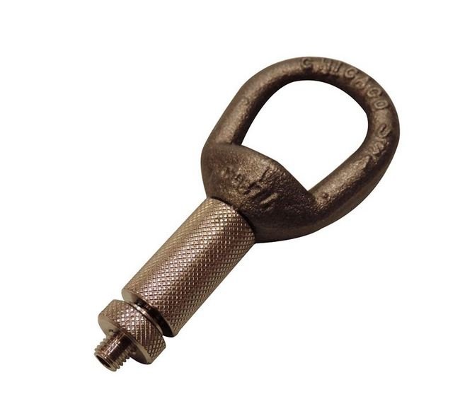 Kwik-Grips 1/8" Bottom Exit Swageless Fitting, 3/8" - 16 - Image 1