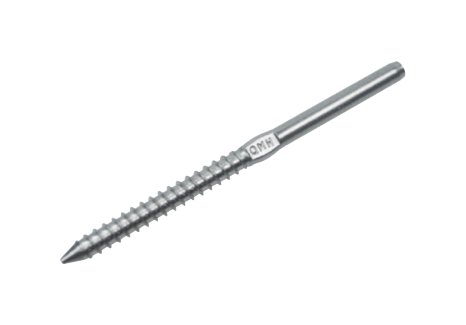 Stainless Steel Lag Swage Stud - Image 1