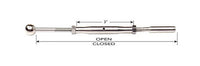 Architectural Shortie Ball End Turnbuckle for Cable Railing