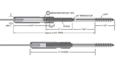 Adjust-A-BodyÃ‚Â® Extended Hanger Bolt Tensioner - Image 2