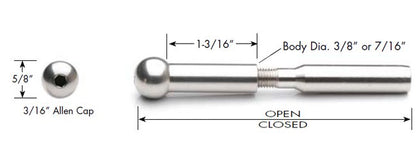 Architectural Cable Railing Ball Terminal Tuner Turnbuckle - Image 1