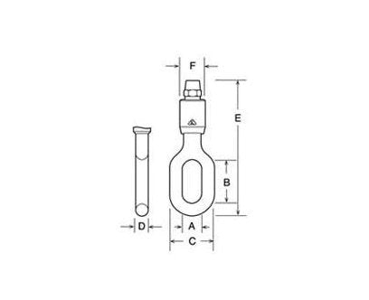 Forged Series: Towing Eye Fitting - Galvanized Steel 3/4" Wire Rope - Image 2