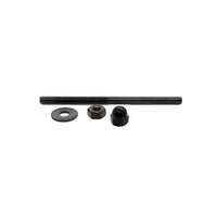 Black Oxide Stud with Flat Washer and Hex Nut