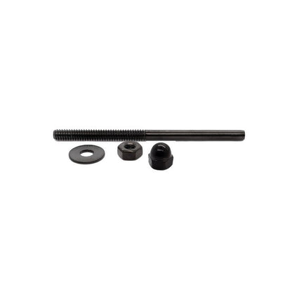 Black Oxide Stud with Flat Washer and Hex Nut - Image 1