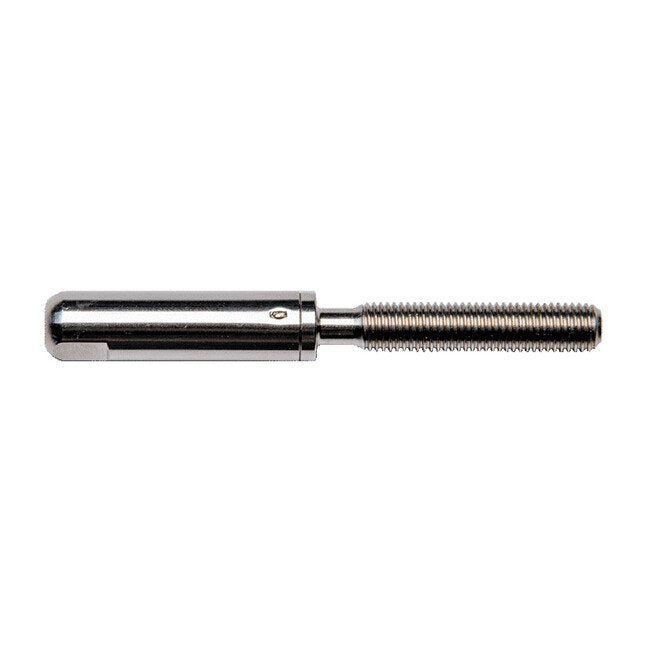 Stainless Steel Push-Lock Swageless Stud for 1/8" Cable - Image 2