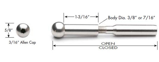 Architectural Cable Railing Ball Terminal Turnbuckle - Image 1