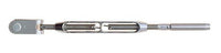 Marine Grade Open Body Turnbuckles - Jaw & Machine Swage Kit