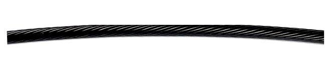Stainless Steel Cable Railing 1x19 Strand - 3/16" Dia SS316 Black Oxide - Image 1