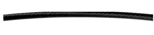 Stainless Steel Cable Railing 1x19 Strand - 3/16" Dia SS316 Black Oxide - Image 1