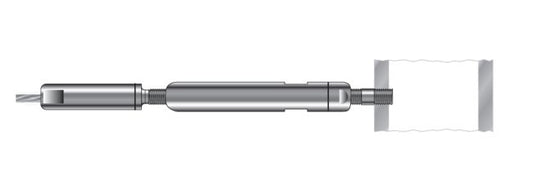 Push-LockÃ¢Â„Â¢ Turnbuckle with Hanger Bolt - Image 1