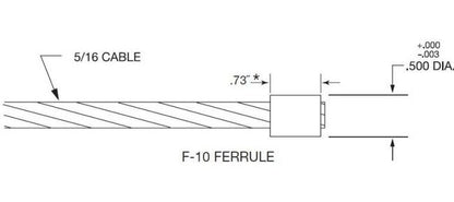 Stainless Steel Type 316 Turnbuckle Ferrule - Image 2