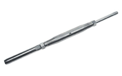 Machine Swage Turnbuckle SS T316 Threaded Rod & Stud â€“ 10-24 3/32" - Image 1