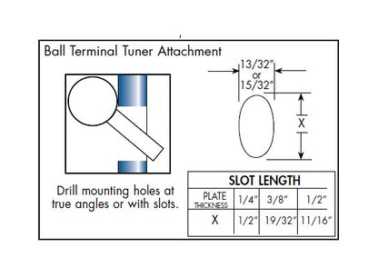 Threaded Cable Railings Turnbuckle with Ball Terminal Tuner - Image 3