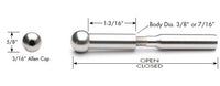 Threaded Cable Railings Turnbuckle with Ball Terminal Tuner