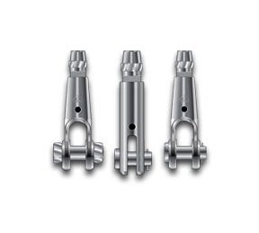 Forged Steel Clevis Fitting for 1/4" Wire Rope - Image 1