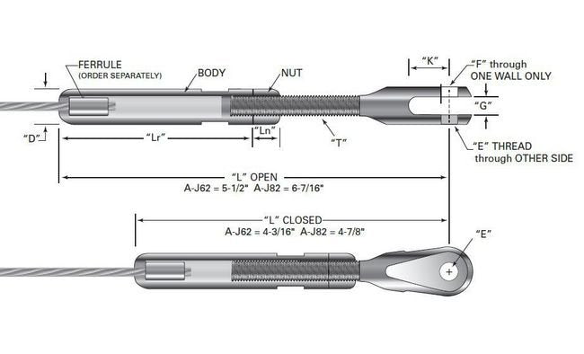 Adjust-A-JawÂ® Tensioner - Architectural Cable Railing Component - Image 2