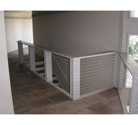 Steel Architectural Railing Assemblies with Cable Railings