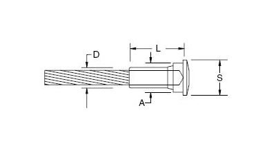 InvisiwareÂ® Hidden Radius Ferrule for Cable Railings - Image 2