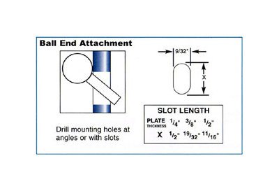 Smooth Line Turnbuckle with Ball End for Architectural Cable Railings - Image 2