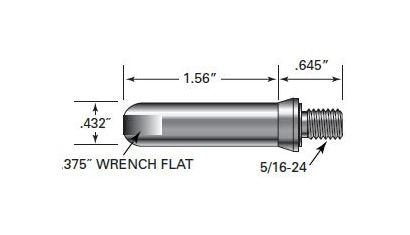 Push-LockÃ¢Â„Â¢ Stop End Fittings for Metal Wire Rope Posts - Image 2