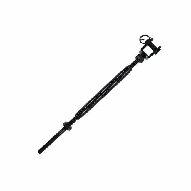 Black Oxide Jaw and Life Line Stud Turnbuckle - Image 1